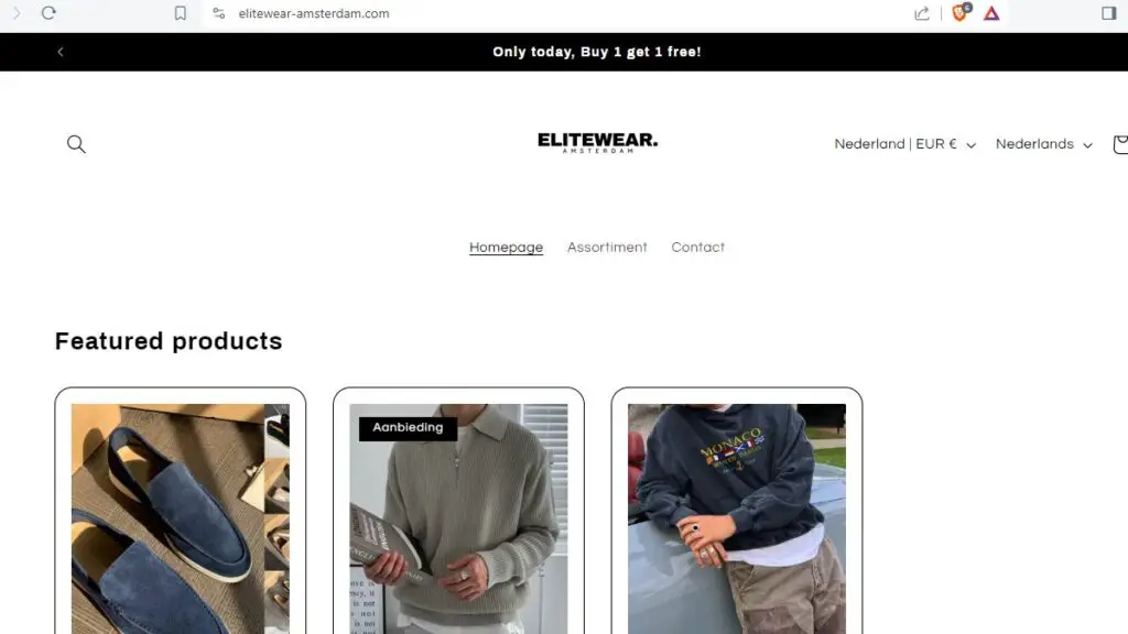 Elitewear-Amsterdam.com Review: Is it Genuine or Scam?