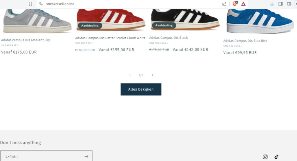 Sneakersell Online - discount offers.