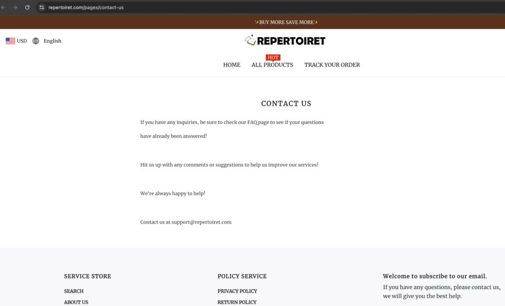 Repertoiret complaints. Repertoiret review. Repertoiret - contact details.