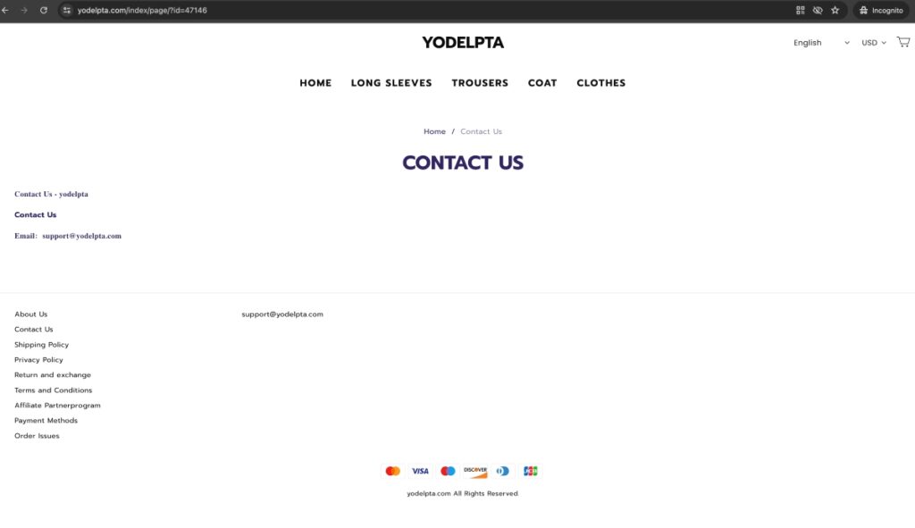 Yodelpta complaints. Yodelpta review. Yodelpta - contact details.