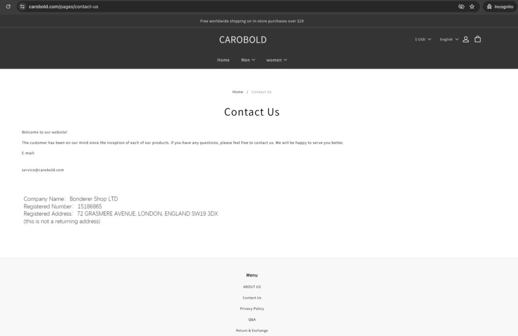 Carobold complaints. Carobold review. Carobold - contact details.