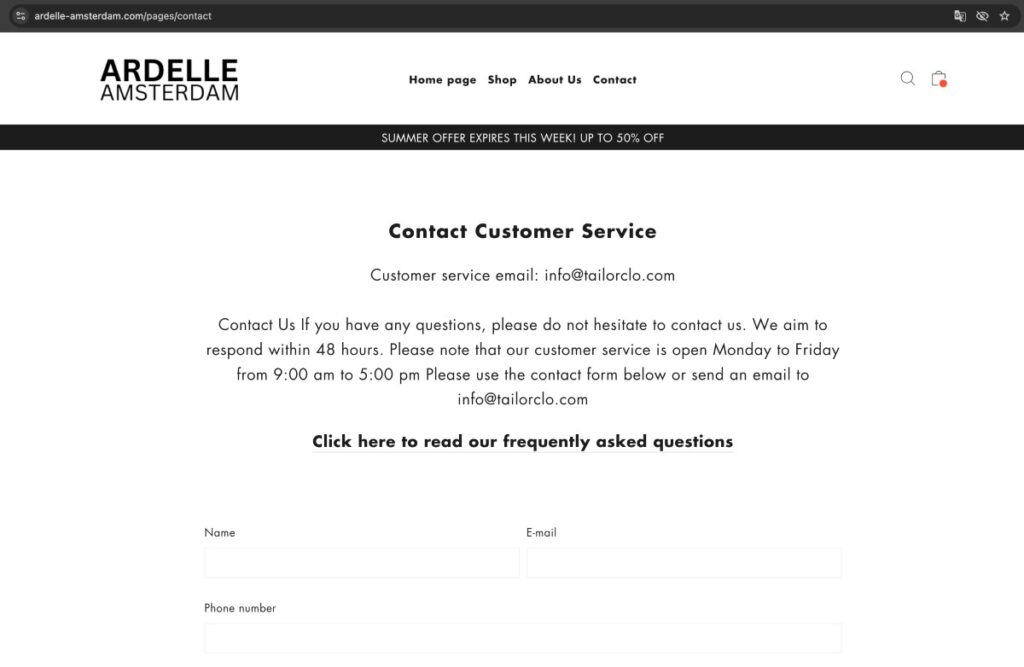 Ardelle-Amsterdam complaints. Ardelle-Amsterdam review. Ardelle-Amsterdam - contact details.