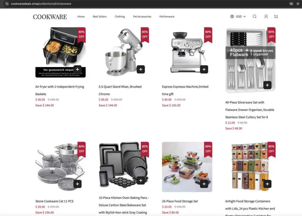 This Cookwaredeals Shop Review reveals Cookwaredeals Shop Is Fraudulent Or Trustworthy Site.