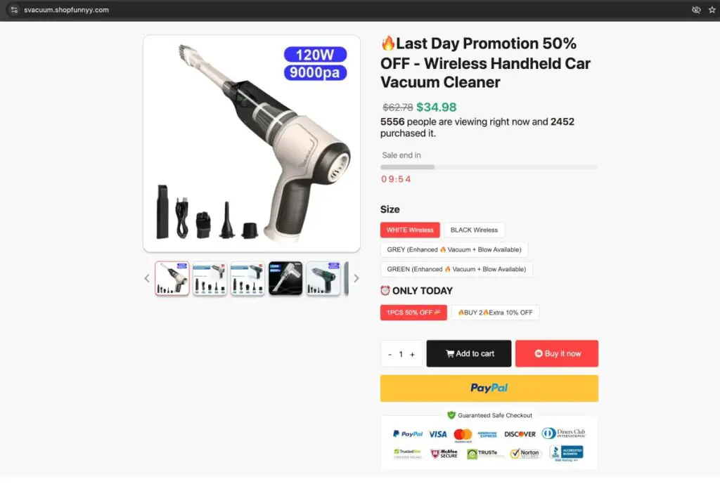 This Svacuum.Shopfunnyy Review reveals Svacuum.Shopfunnyy Fraudulent Or Trustworthy Site.