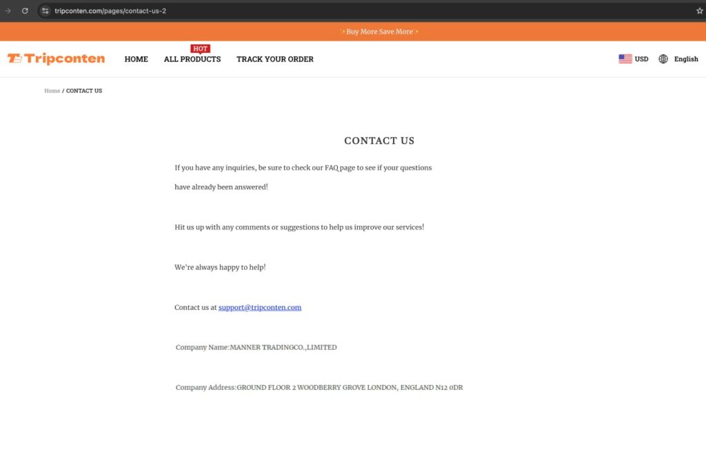 Tripconten complaints. Tripconten review. Tripconten - contact details.