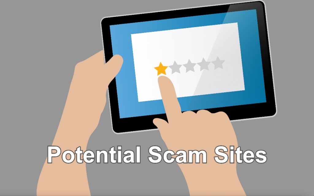 Potential Scam Sites